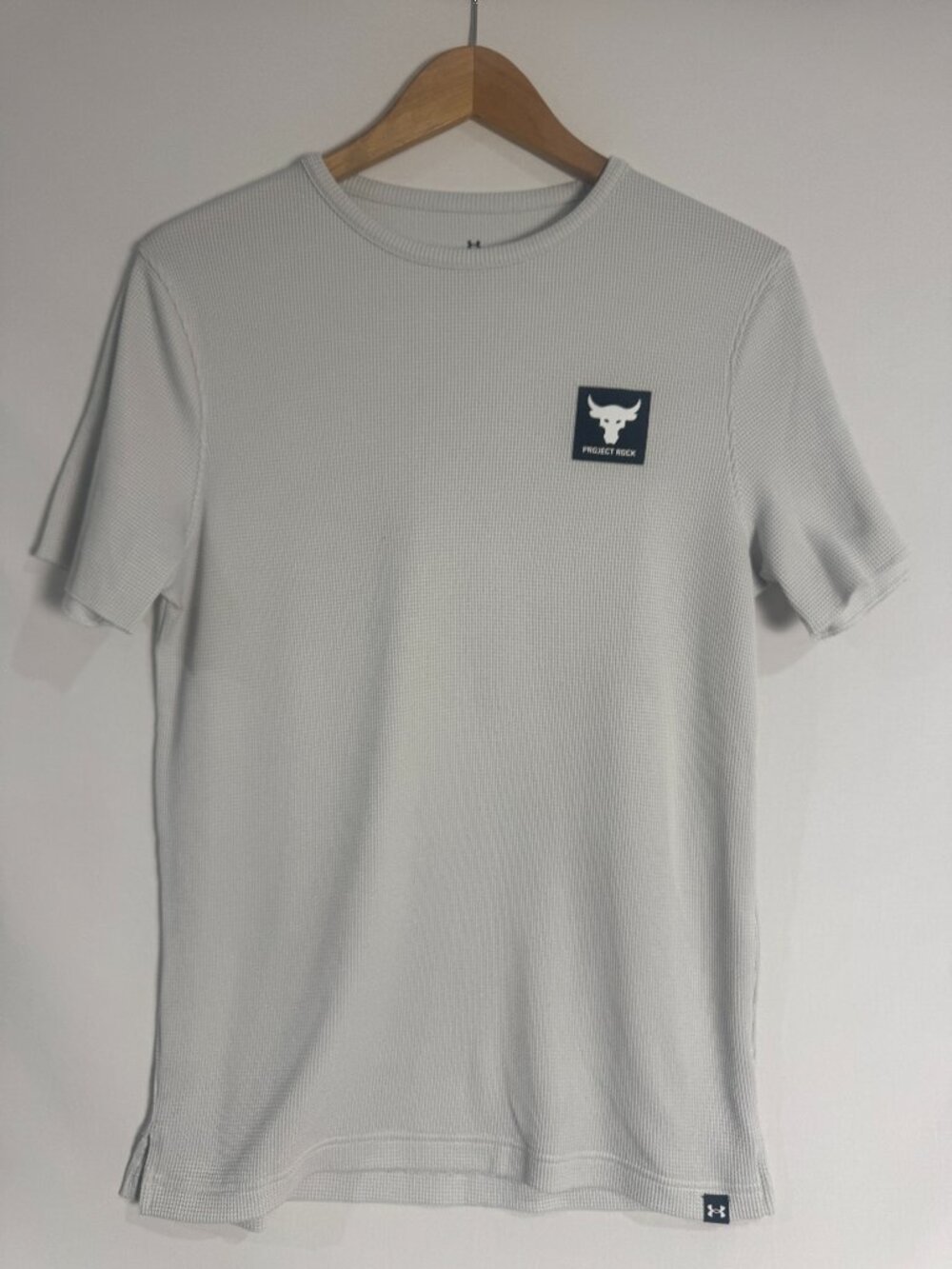 Under Armour Project Rock Waffle Knit Short Sleeve Tee Size S
